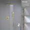 Kibi Circular Pressure Balanced 2-Function Shower System with Rough-In Valve, Brushed Gold KSF403BG - alternate 3